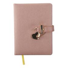 with Key Diary Heart-Shaped Lock Secret Notebook 5.3 x 7 Inch Notebook  Office