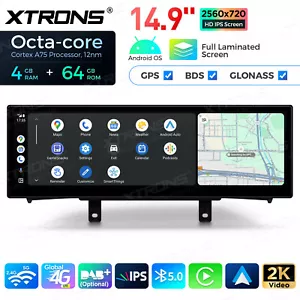 14.9" Screen Android 14 4+64GB Car Stereo GPS For BMW 1/2 Series F20 F21 F23 NBT - Picture 1 of 18