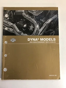 Harley Davidson 2008 Official Factory Dyna Models Parts Catalog P/N 99439-08 - Picture 1 of 4