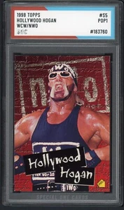 1998 Topps Hollywood Hogan WCW/NWO #S5 SOC POP1 AUTHENTICATED - Bild 1 von 2