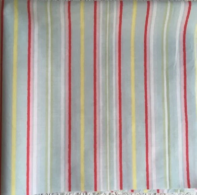 Cheshire Stripe on Duck Egg Cath Kidston 152cm L x 36cm W Lightweight Cotton New - Image 1 of 4