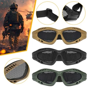 Tactical Military Goggles Airsoft Bb Mesh Eyewear Eye Protection Glasses - Picture 1 of 21
