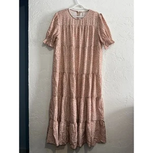 Nuevo con etiquetas Vestido midi floral con capas Petal Lush para mujer 2XL cottagecore pradera campesina - Imagen 1 de 9