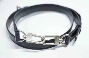 Cinturón Bandolera Louis Vuitton Negro Correa para el Hombro para Bolsos Raspail Lozan Ex - Imagen 1 de 8