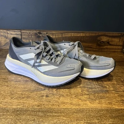 Adidas Adizero Boston 11 Women's 5.5 GV7069 Black White Sleek Grey Running Shoes - Image 1 of 4