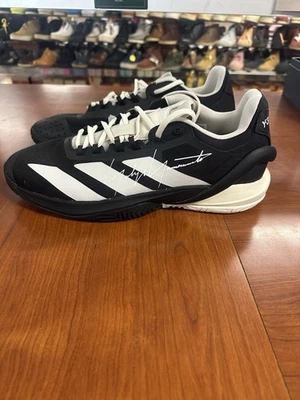 Men's Size 14 - Adidas Y-3 Adizero Cybersonic 2 Black / Orbit Grey Tennis Shoes - Image 1 of 4