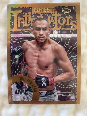 2024 Topps Finest UFC Intimidators Refractor Tony Ferguson #INT-1 - Image 1 of 2