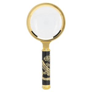 7X Magnifying Glass 70mm Vintage Handheld Magnifier For Reading Household Us GF0 - Picture 1 of 19