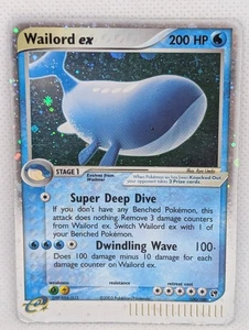 Wailord ex 100/100 Tempesta di Sabbia Holo Ultra Raro Pokemon TCG Nintendo MP - Foto 1 di 6