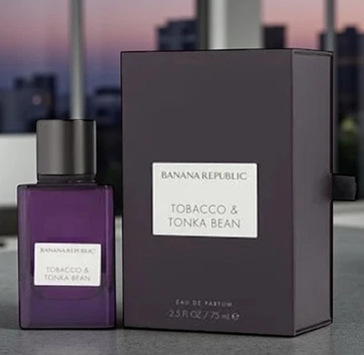 Tobacco & Tonka Bean de Banana Republic 2,5 OZ eau de parfum perfume colonia nuevo en caja Foto 1 de 4