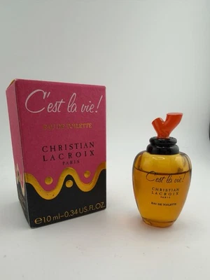 Vintage C'est La Vie! Christian Lacroix .34oz EDT Splash MINI NIB - Image 1 of 4