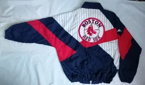 VINTAGE APEX ONE BOSTON RED SOX FULL ZIPP WINDBREAKER JACKET SIZE XL - Picture 1 of 10