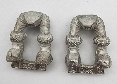 Warhammer 40k Ork Bicicleta Vehículo Piernas Bits Rider Crew Metal 1998 Lote De Dos (2) Foto 1 de 4