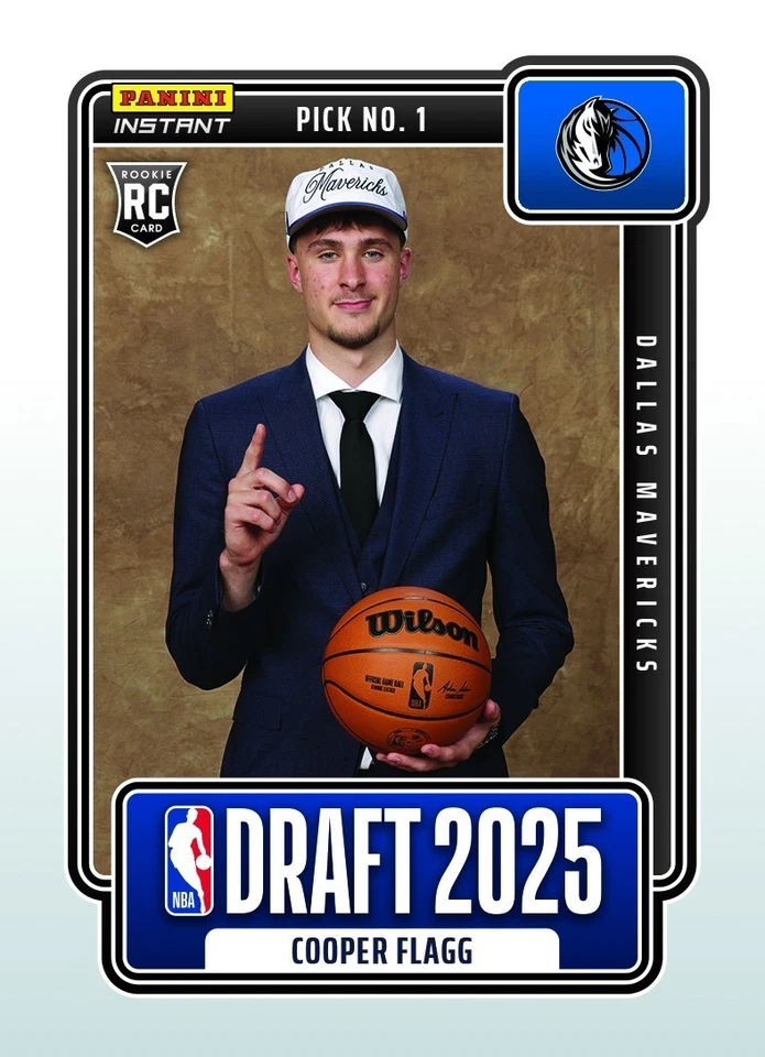 Panini Instant NBA 2025 Draft #DN-1 Cooper Flagg Dallas Mavericks RC - CANTIDAD Foto 1 de 1