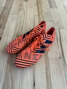 Adidas Mens Rare Nemeziz 17.1 FG BB6079 Orange Black Soccer Shoes Size 13 - Picture 1 of 9
