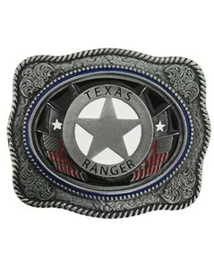 Buckle Gürtelschnalle Gürtelschließe Westernbuckle Texas Ranger lizensiert - Bild 1 von 2