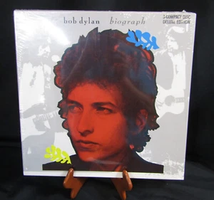 NEW! SEALED VINTAGE 1985 BOB DYLAN 3 CD DELUXE EDITION "BIOGRAPH" BOX SET SEALED - Picture 1 of 8