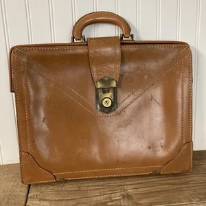 Vintage Mid Century DOPP Chicago hochwertige Aktentasche aus Rindsleder - Bild 1 von 12