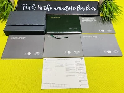 JUEGO COMPLETO⭕️ 2000 2001 BENTLEY ARNAGE JUEGO MANUAL DEL PROPIETARIO + MANUAL DE SERVICIO + ESTUCHE Foto 1 de 4