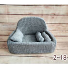 Newborn Baby Photo Props Small Sofa Seat Photography Pose 3 Cushions Shoot Chair