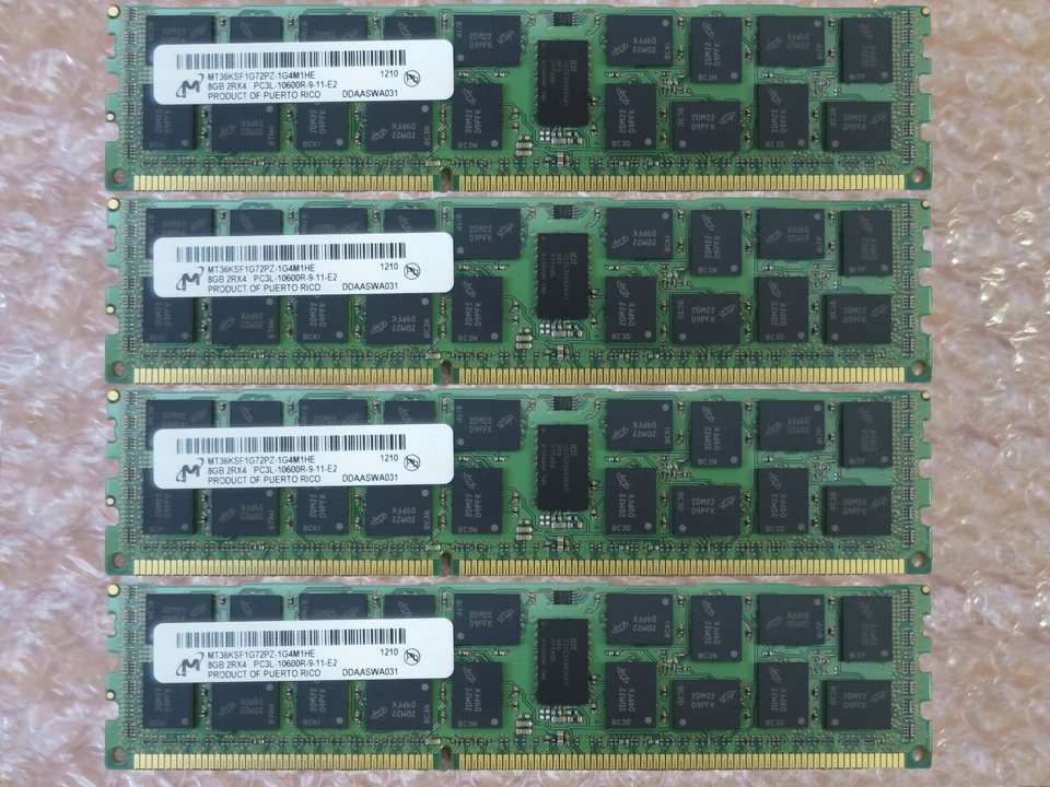 Fujitsu 32GB MC-3CA611 (4x8GB) DDR3 1333MHz PC3-10600 PRIMEQUEST CA07125-D303 - Image 1 of 1
