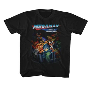 Mega Man 80's Video Game Legacy Collection Collage Youth T Shirt Gamer Merch - Picture 1 of 3