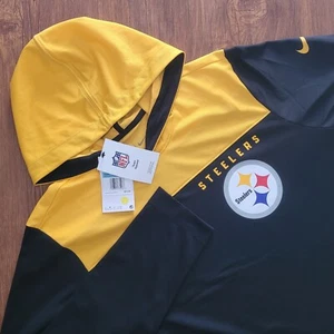 Nike NFL Pittsburgh Steelers Lightweight Hoodie Men's M - Picture 1 of 10