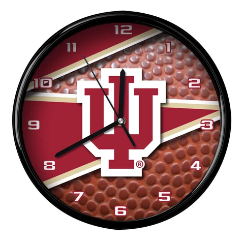 Indiana Hoosiers 12'' Football Clock Cover
