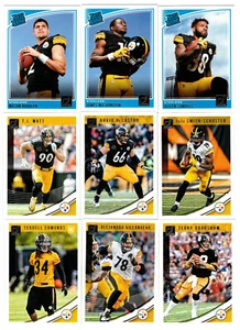 2018 PANINI DONRUSS PITTSBURGH STEELERS COMPLETE TEAM SET (13 CARDS) RUDOLPH  - Picture 1 of 2