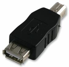 PRO POWER - USB 2.0 A Socket to USB 2.0 B Plug Adaptor, Black