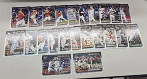 GIANTS 2024 TOPPS ALL STAR FOIL TEAM SET (23 CARDS) - Picture 1 of 1