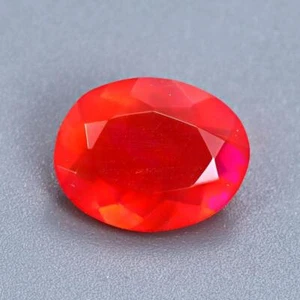 3.50Cts Natural Ethiopian Orange Opal Oval Cut 13.7x10.8x6.1MM Loose Gemstone - Picture 1 of 3
