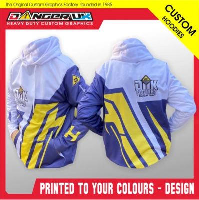 MOTOCROSS MX SUBLIMIERTER KAPUZENPULLOVER KLEIDUNG HUSQVARNA 3 - Bild 1 von 2