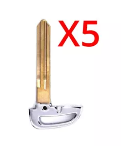 New Pack Lot of 5 Replacement Hyundai Remote Smart Key Fob Emergency Blank Blade - Bild 1 von 3