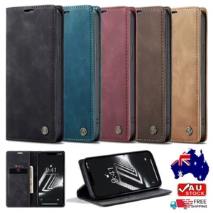 Wallet Leather Case Flip Cover For iPhone 16 16e 15 14 13 12 11 Pro Max XR 8Plus - Picture 1 of 73