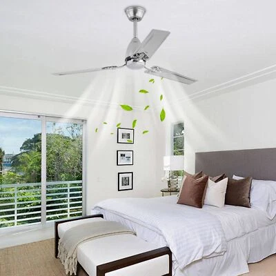 52'' Ceiling Fan with Remote Control 6 Speed Indoor Modern Ceiling Fan No Lights - Image 1 of 4