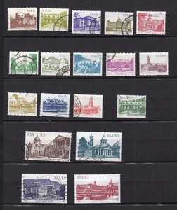 Afrique du Sud South Africa Y&T N°506 à 522 et 507a 18 timbres oblitérés /T3910 - Picture 1 of 1