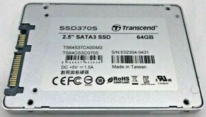 64GB 2.5" SSD Transcend 7mm Slim SATA3 Solid State Hard Drive Lot Available