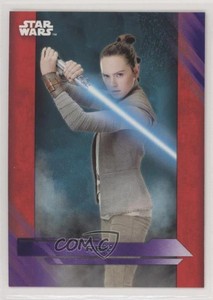 2017 Topps Star Wars: The Last Jedi Purple Rey #1 00gy