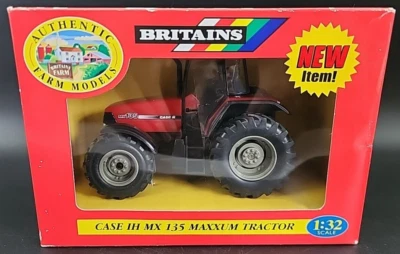 VINTAGE Britains Case IH MX 135 Maxxum Tractor Diecast NEW IN BOX 1:32 SCALE - Image 1 of 4