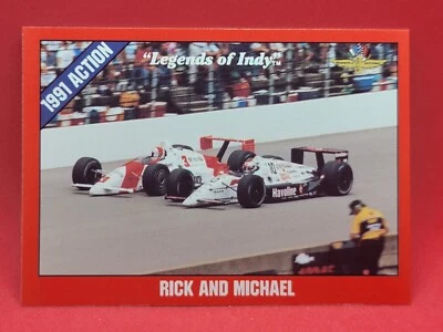 Rick and Michael Legends Of Indy 1992 Card #42 Indianapolis Motor Speedway g_C - Image 1 of 2