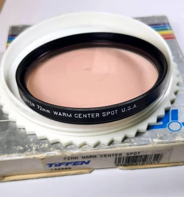 TiFFEN 72mm Warm Center Spot filter 72WCS E72 Authentic Warming Combination USA - Image 1 of 4