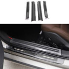 For Volvo V60 2020-2023 Black Titanium Inner Door Sill Plate Scuff Cover Guard