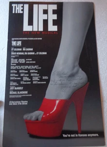 The Life - Poster - Signed/inscribed by Cy Coleman - Barrymore Theatre NYC 1997 - Picture 1 of 2