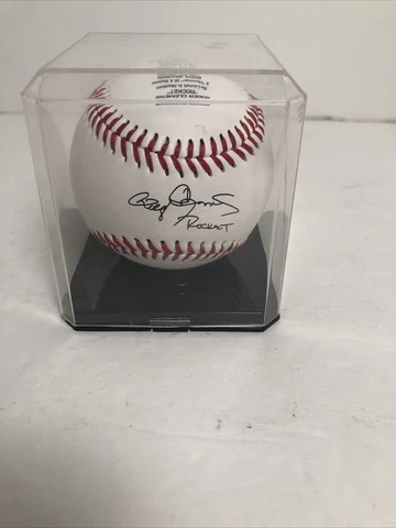 2004 Official League Roger Clemens Signed Rocket Facsimile Ball Houston Astros Cover