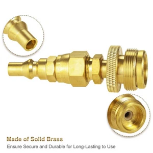1PC 1LB Propane Disposal Adapter for 1/4" Quick Connect Adaptor for Gas BBQ USA - Picture 1 of 7