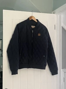 Men’s Urban Classics Quilted Jacket size Medium Nylon Zip Up with pockets - Picture 1 of 3