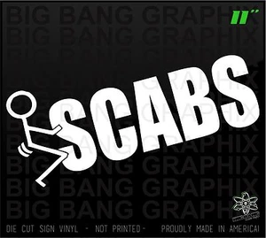 Screw SCABS Decal Sticker - Picture 1 of 3