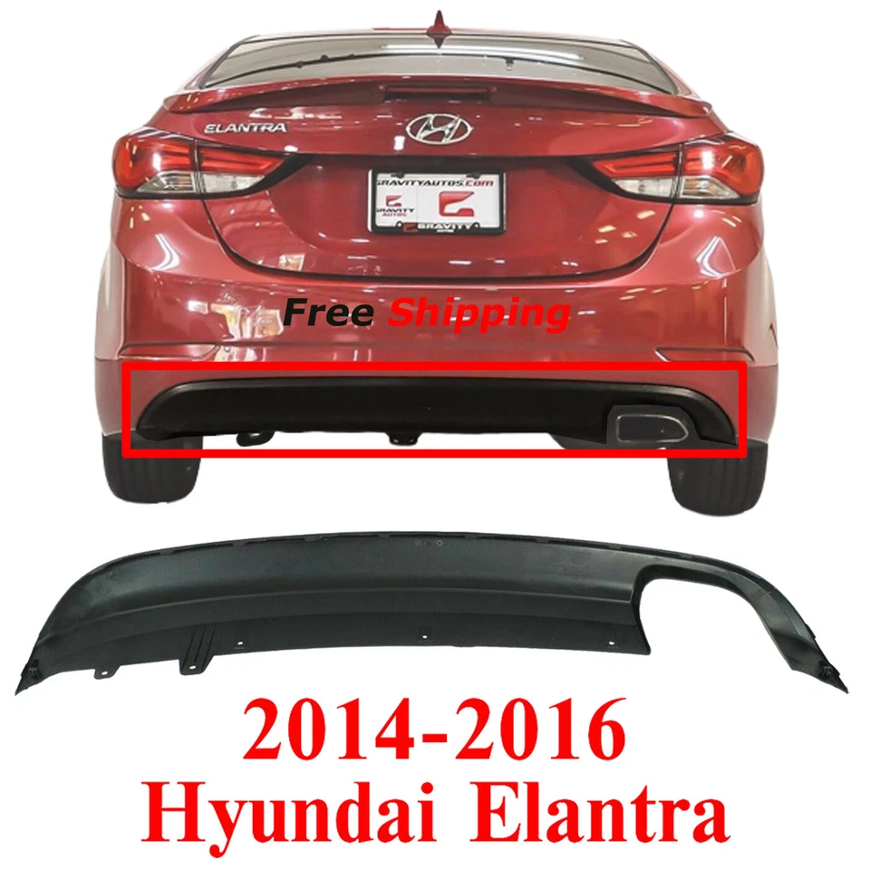 For 2014 2015 2016 HYUNDAI ELANTRA Sedan New Rear Lower Valance Panel HY1115107 Foto 1 de 4