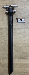 Reggisella canotto bicicletta Tune 27.2 400 mm nero Vintage road bike seatpost - Picture 1 of 2
